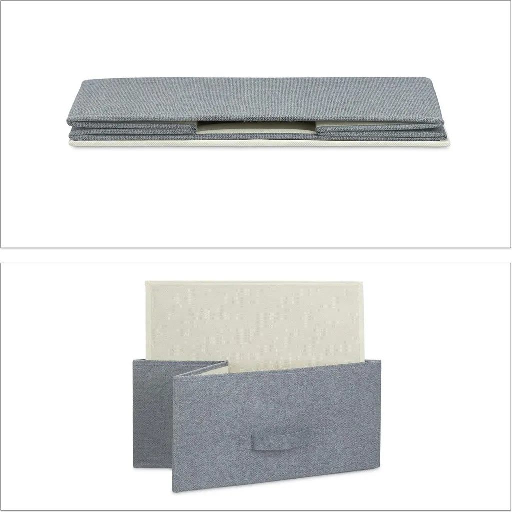 Système d'étagères modulables différentes versions gris anthracite - 7