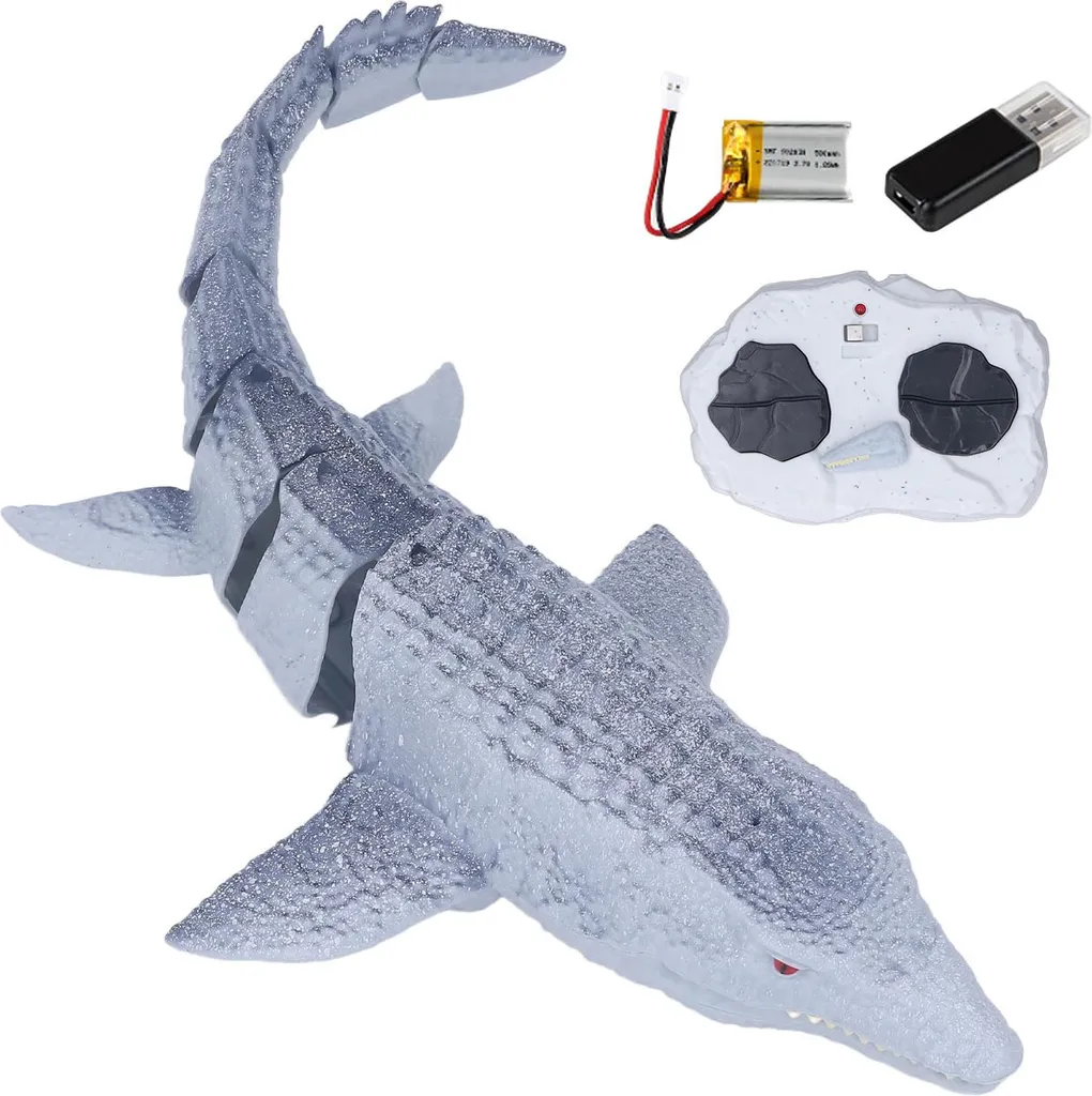 Dinosaure télécommandé étanche à queue articulée et simulation électrique