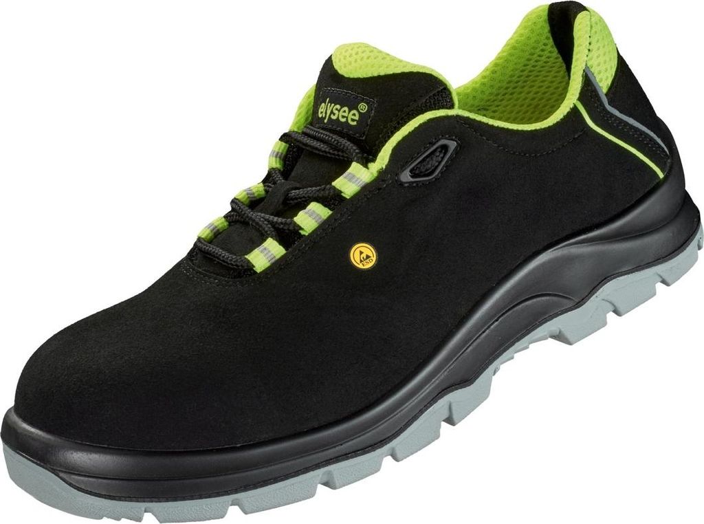 Elysee Sicherheitshalbschuh Loreto 34516 S3 ESD SRC Gr. 38 schwarz/neon-gelb