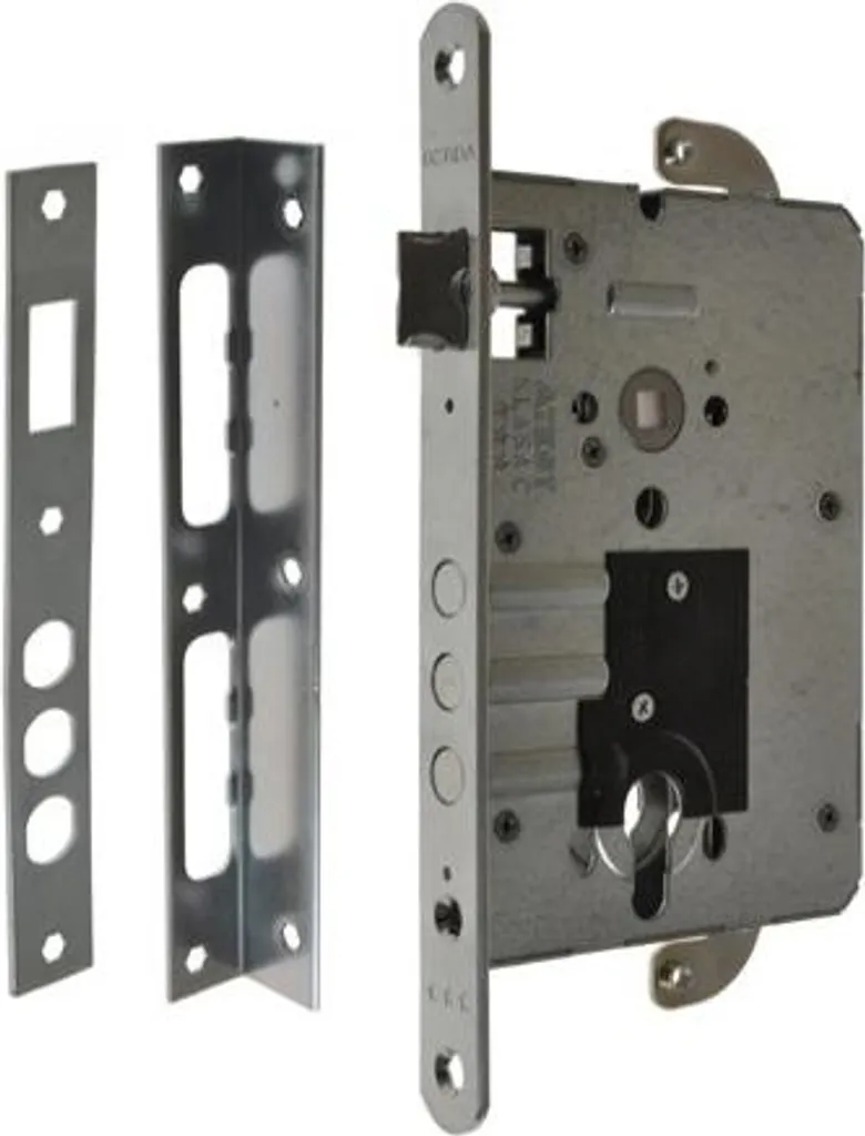 Serrure anti-cambriolage Gerda ZW 3000 : Protection 2 pênes 90/50 Argent