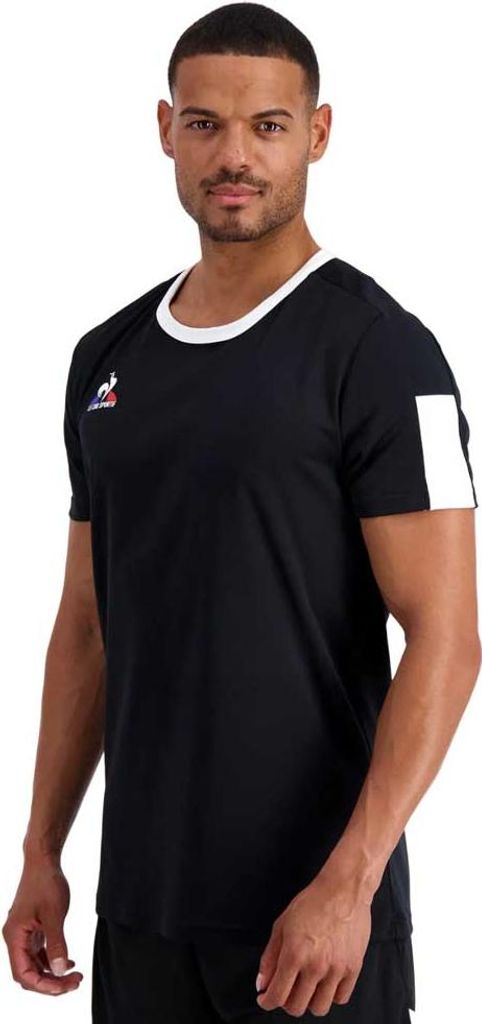 Le Coq Sportif 2220019 N°1 Training Kurzarm-t-shirt Schwarz XS Mann Schwarz XS