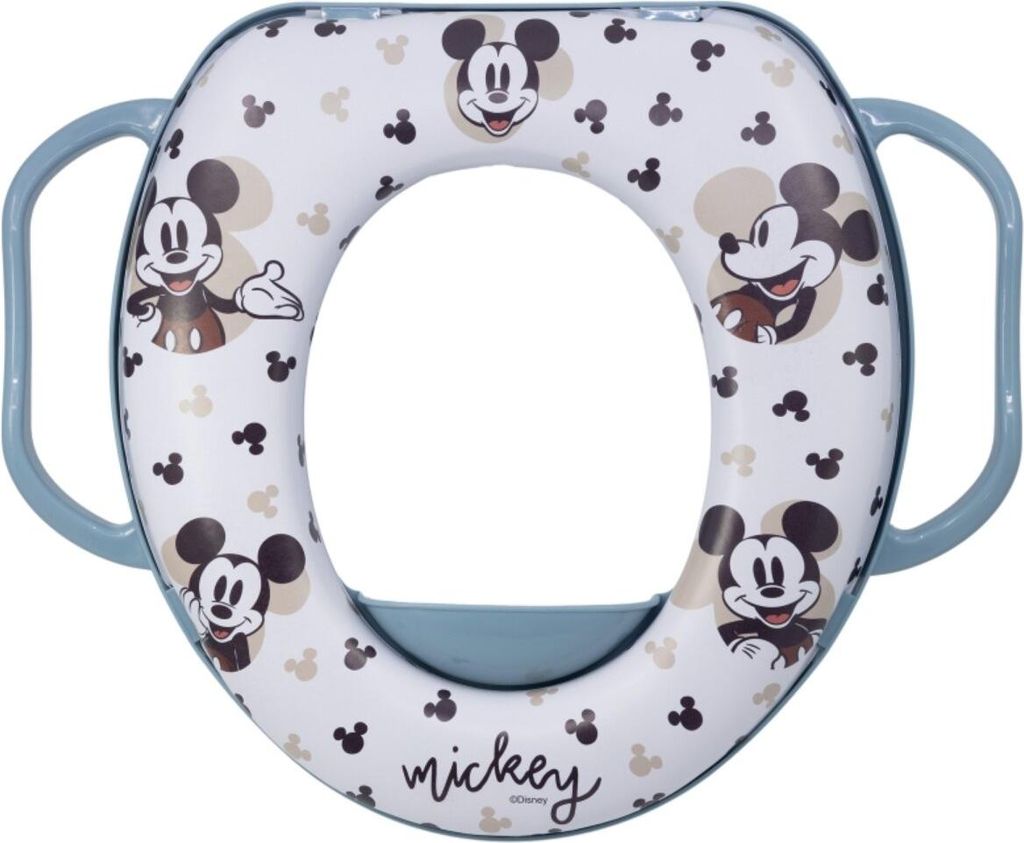 WC-Reduzierer mit Griffen - Soft Mickey Mouse Baby Blau, 10471