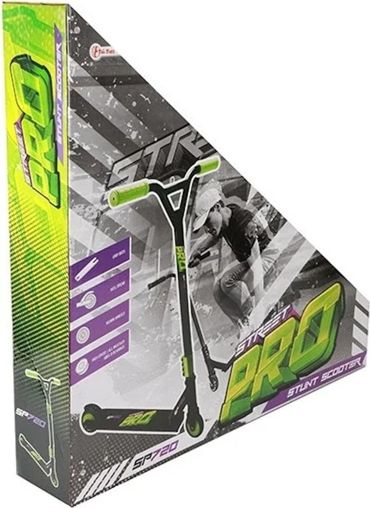 ToiToys Stunt scooter -Pro- (wheel 2x100mm PU) Grün Produktbild 