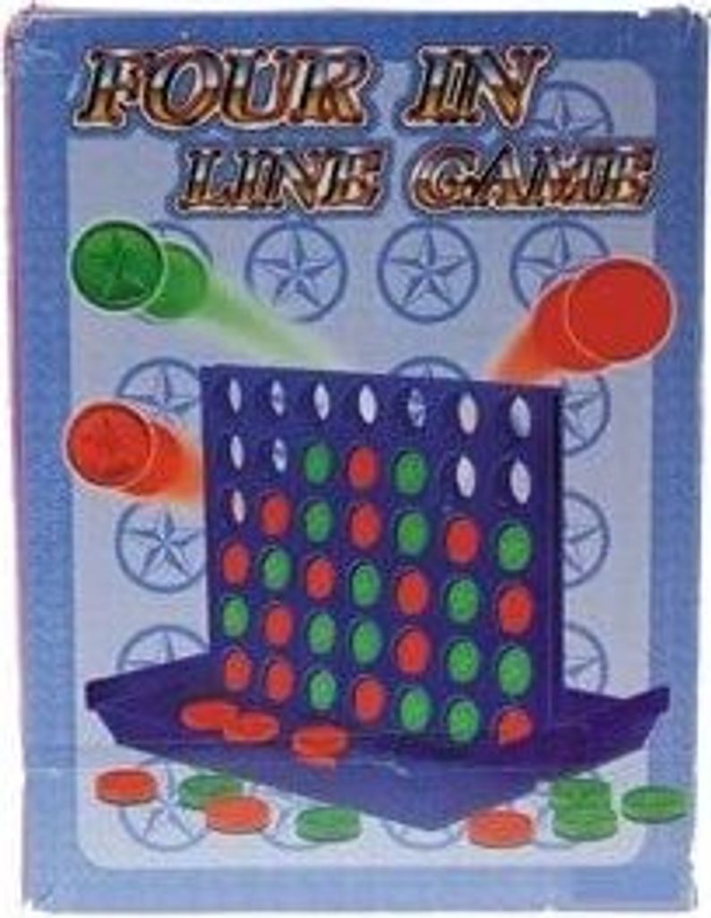 Gioco 'Quattro di fila' grande - in scatola colorata 26x19 Immagine del prodotto 