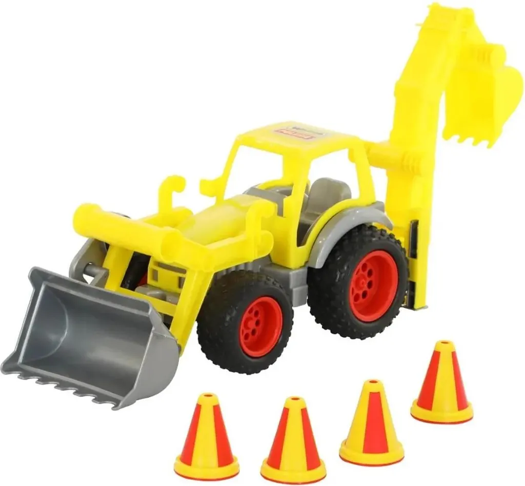 Tracteur de Jouet Incassable ConsTruck 377 pour Petits Constructeurs