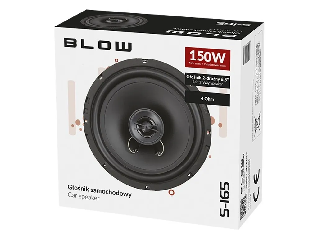 Haut-parleur coaxial BLOW 30-603# pour changer les enceintes d'origine