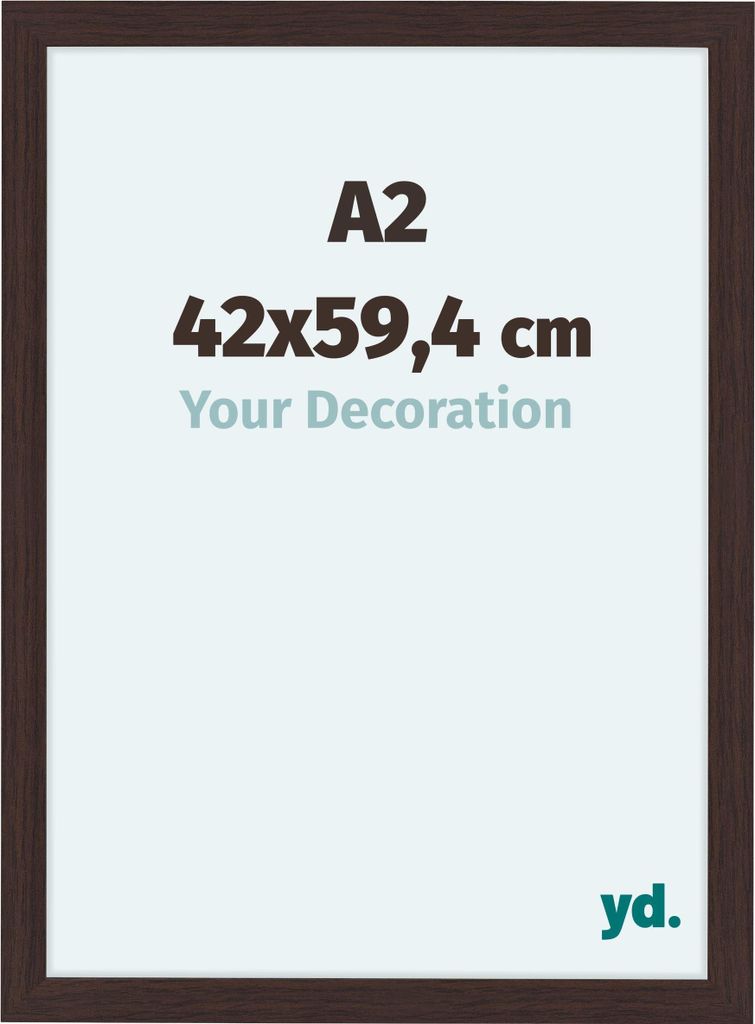 Bilderrahmen, 42x59.4 cm, Eiche Dunkel, MDF, Como
