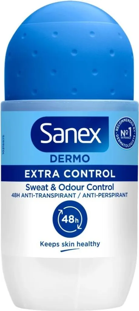 Déodorant à bille Sanex Dermo Extra Control - Pack de 12 flacons de 50 ml - 2