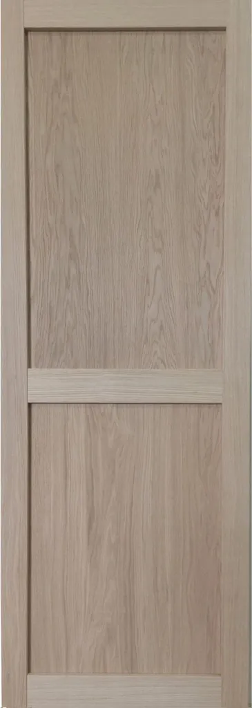 Porte Coulissante en Bois de Chêne Type Atelier 204x73 cm pour Intérieur