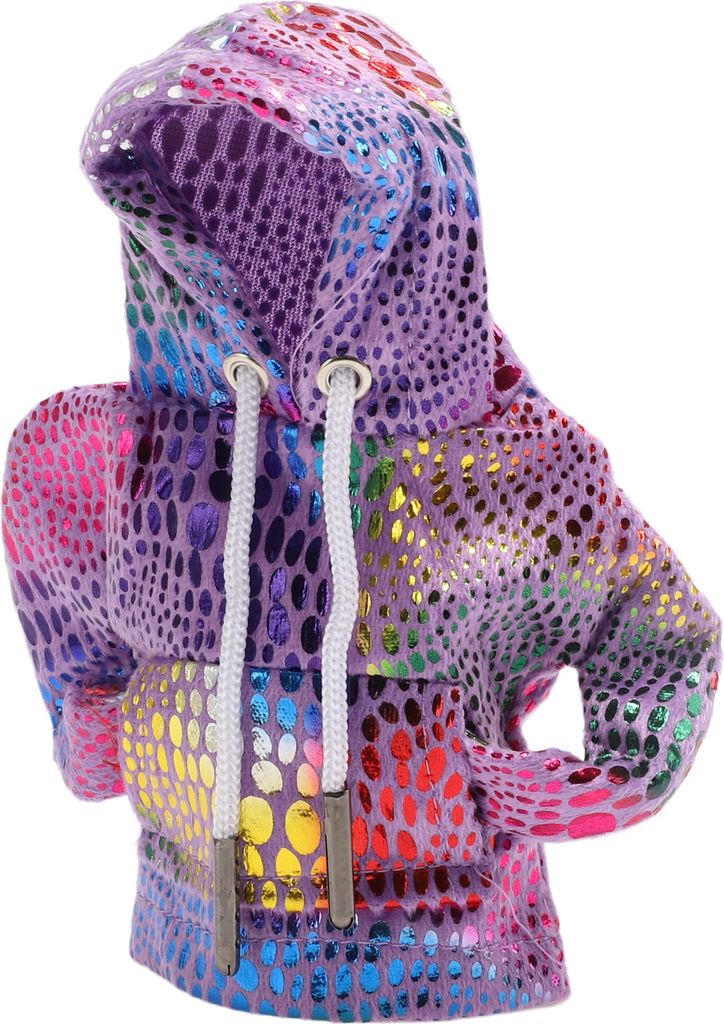 Universaler Schaltknaufbezug Reflektierendes Muster Schaltknauf-Hoodie Schalthebelknauf-Hoodie für Auto Wohnmobil LKW SUV Stoff Lila