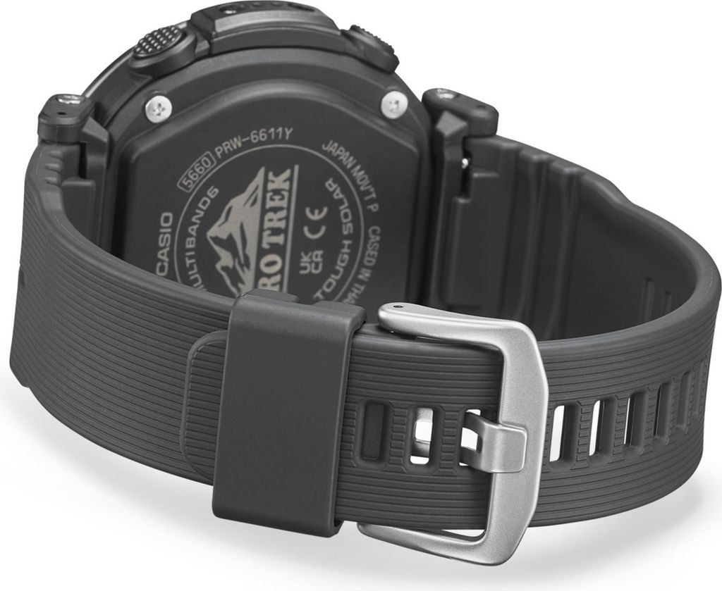 Casio Pro-Trek PRW-6611Y-1ER Orologio Uomo Multifunzione - Resistente E Preciso - Stile Trendy - 4