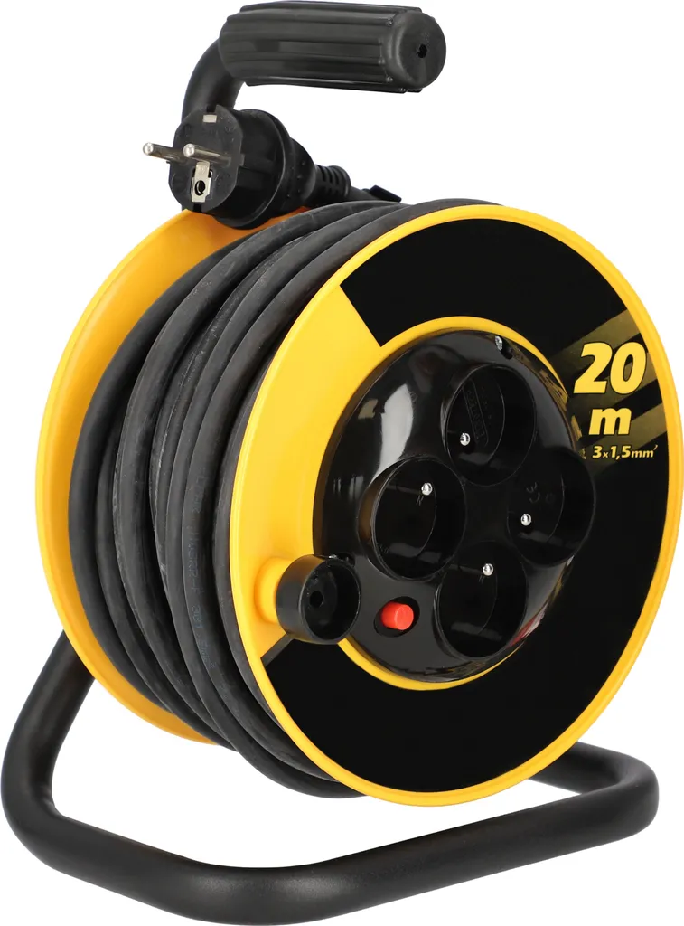 KOTARBAU Prolunga 20m 3x1,5mm2 Tamburo Termico - Qualità da Officina