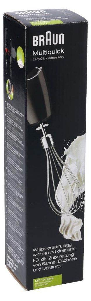 Braun MQ10BK Multiquick Edelstahl Schneebesen Produktbild 