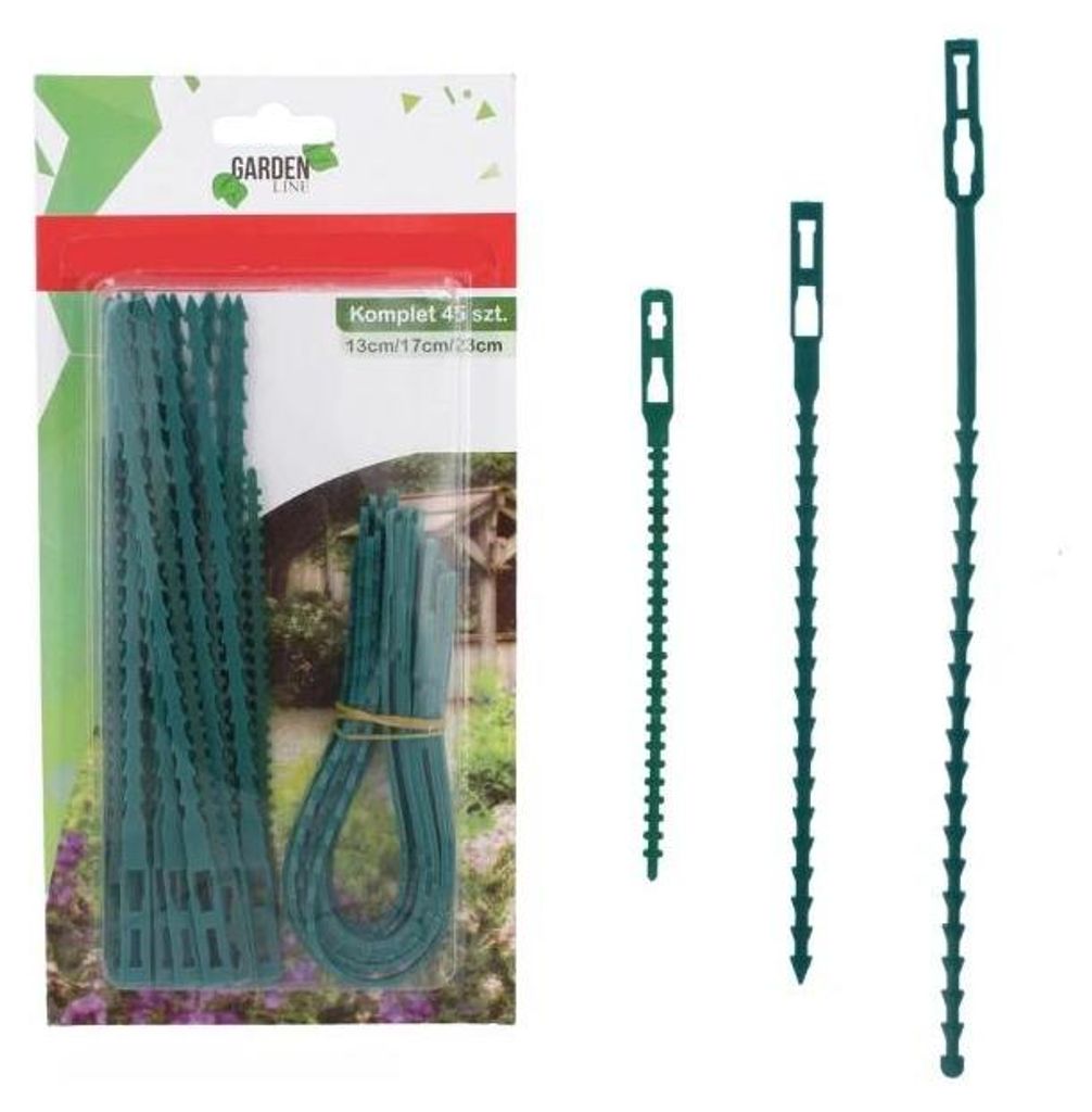 Garten-Bindebänder, 45 Stück, 13 cm/17 cm/23 cm