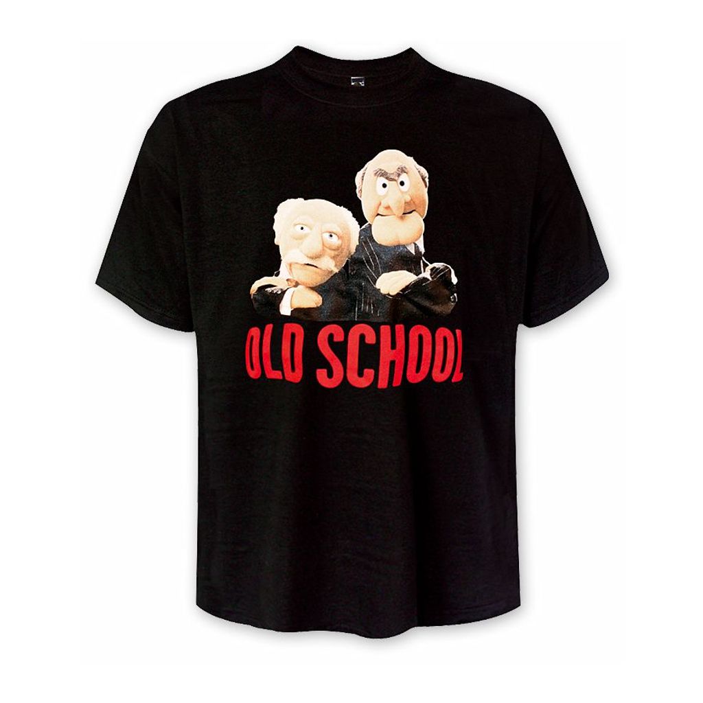 The Muppets T-Shirt Uni Old School schwarz M