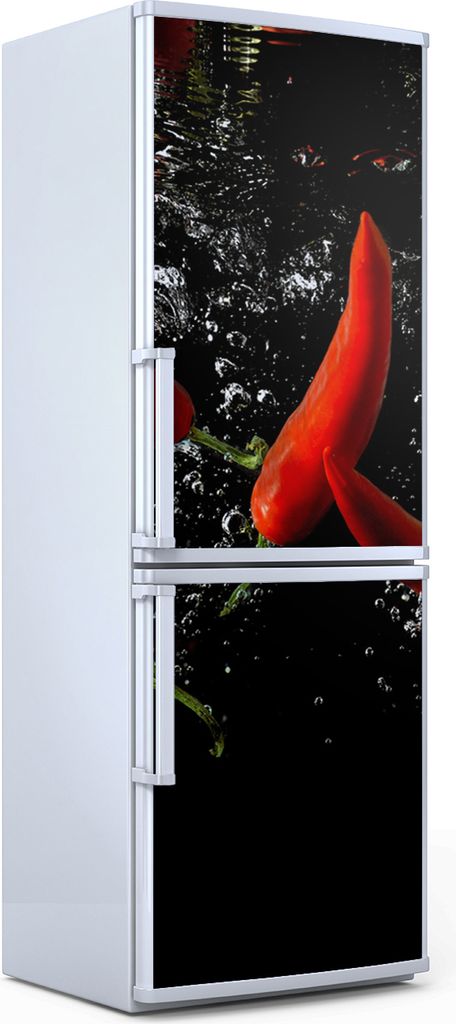 Magnete Dekorative - 70 cm x 190 cm - Küche - Magnetmatte Kühlschrankmagnete - Paprika Gemüse