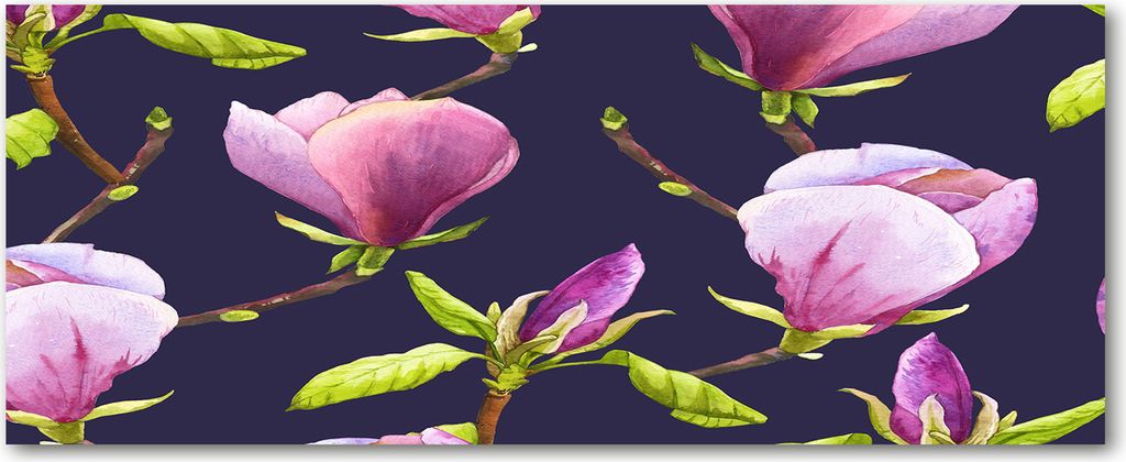 Tulup Glas-Bild Wandbild aus Glas - 125x50 - Wandkunst - Wandbild hinter gehärtetem Sicherheitsglas - Dekorative Wand für Küche & Wohnzimmer -...