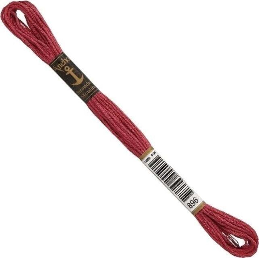 Anchor Sticktwist 4635000-00896 rouge Fil à broder, 100 % Image du produit 