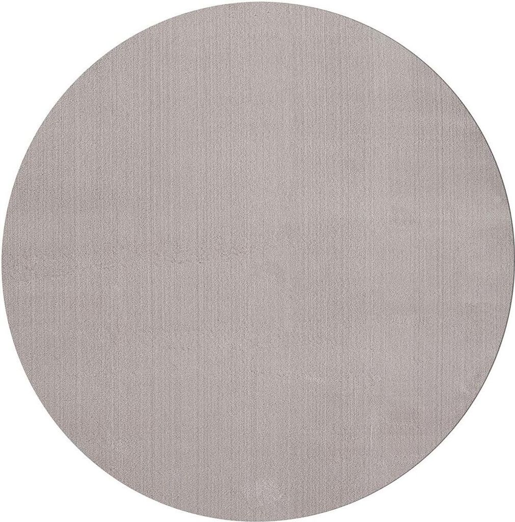 Teppich Kurzflor Weich Wohnzimmerteppich Anti-Rutsch, 160x160 cm