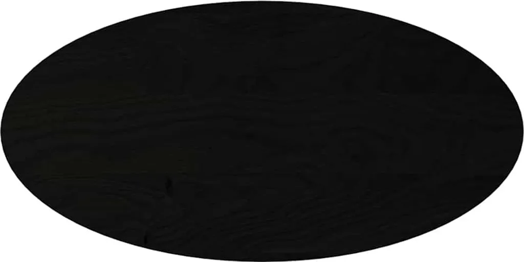 Piano Legno Massello Rovere 100x50x4 cm SYFAX - Finitura Dark Brown