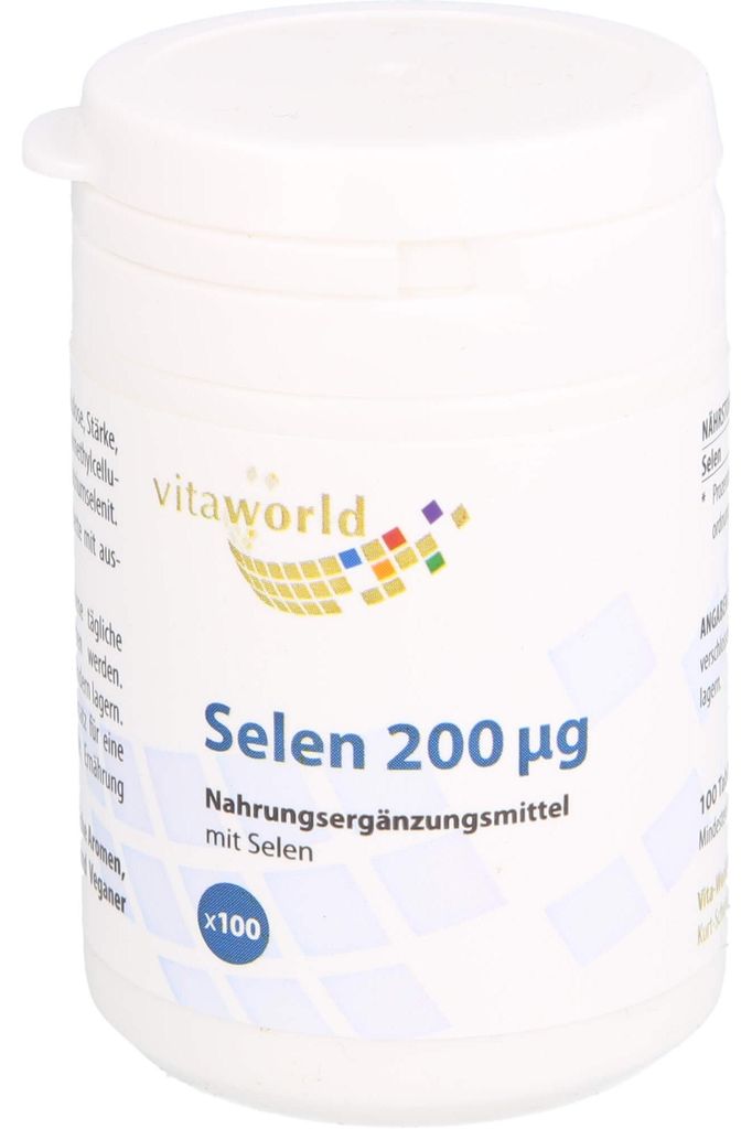vitaworld Selen 200 mcg tabletki, 100 tabletek Zdjęcie produktu 