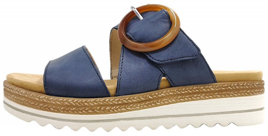 Scarpe da donna Remonte, sandali, comodi, infradito, blu, Immagine del prodotto 