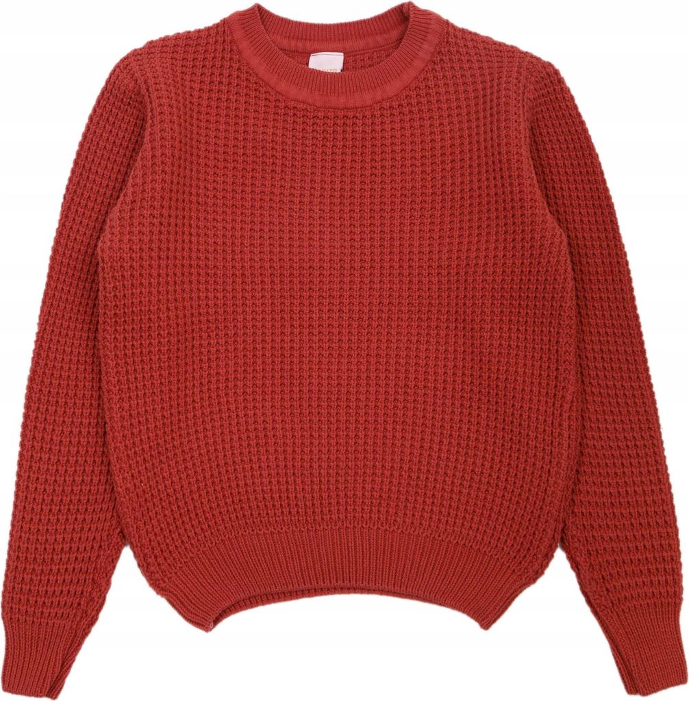 Bonito | Kinderpullover - Rot - Größe 116 - 100% Baumwolle - Warmer Winterpullover