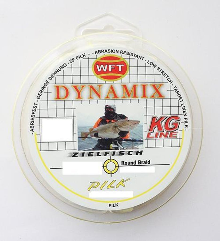 WFT Round Dynamix Pilk yellow 220m, Durchmesser/Tragkraft:0.18mm / 16kg Tragkraft