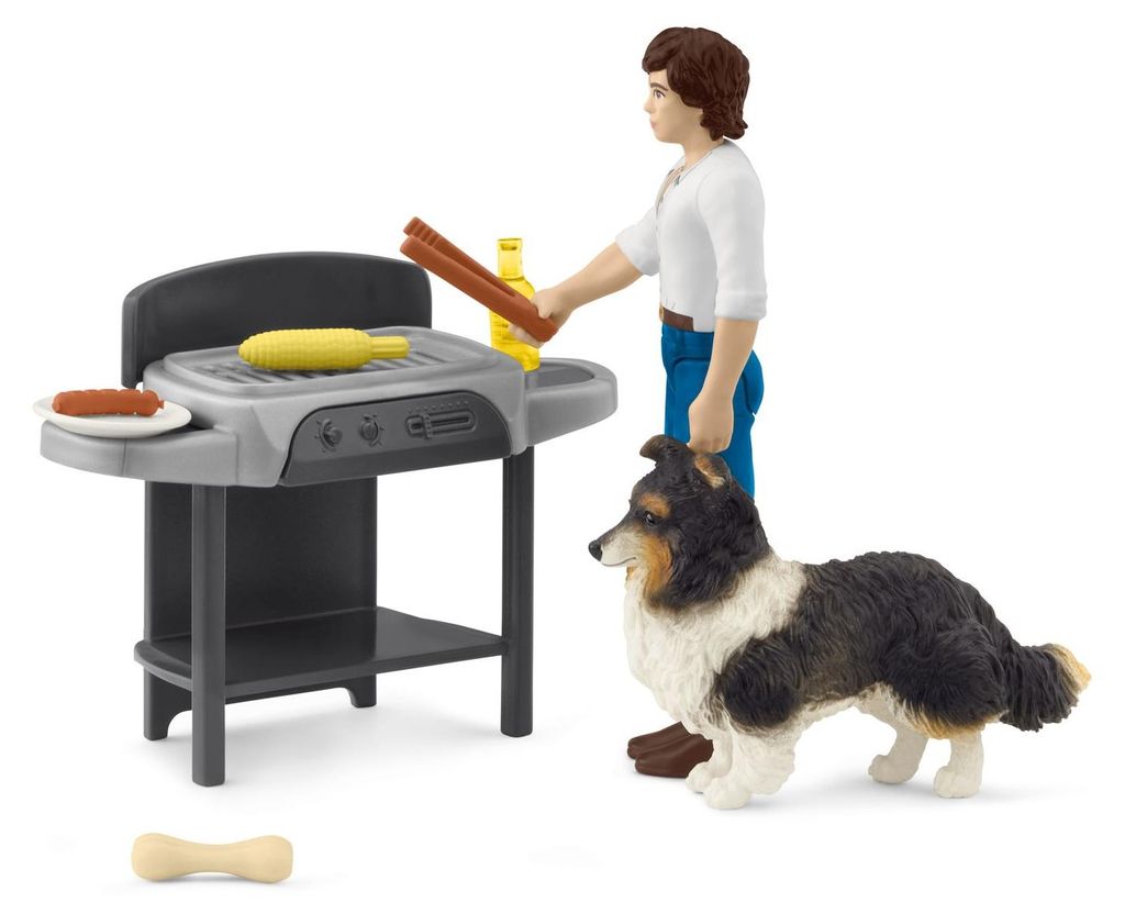 Schleich 42754 - Barbecue con Tom (non ordinabile Immagine del prodotto 