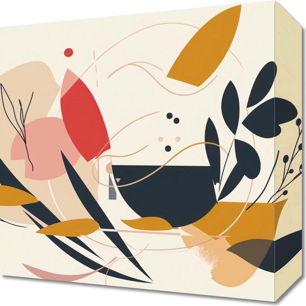 Bild 30x30cm Lebhafte Flora