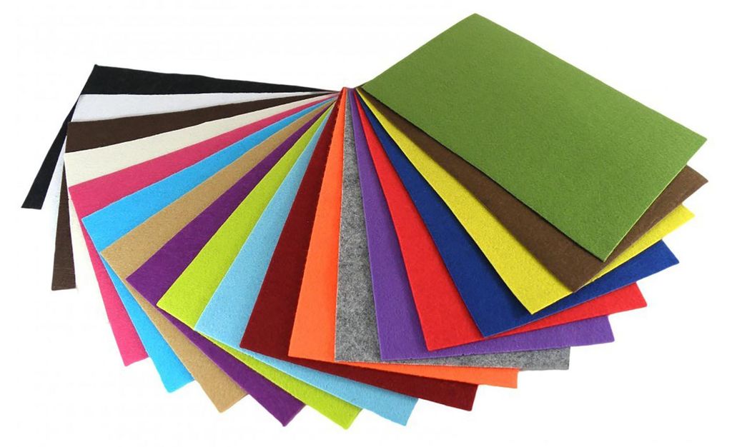 Bastelfilz 1 Bogen 20x30cm, 1,5-2mm stark, 300g/m² feste Produktbild 