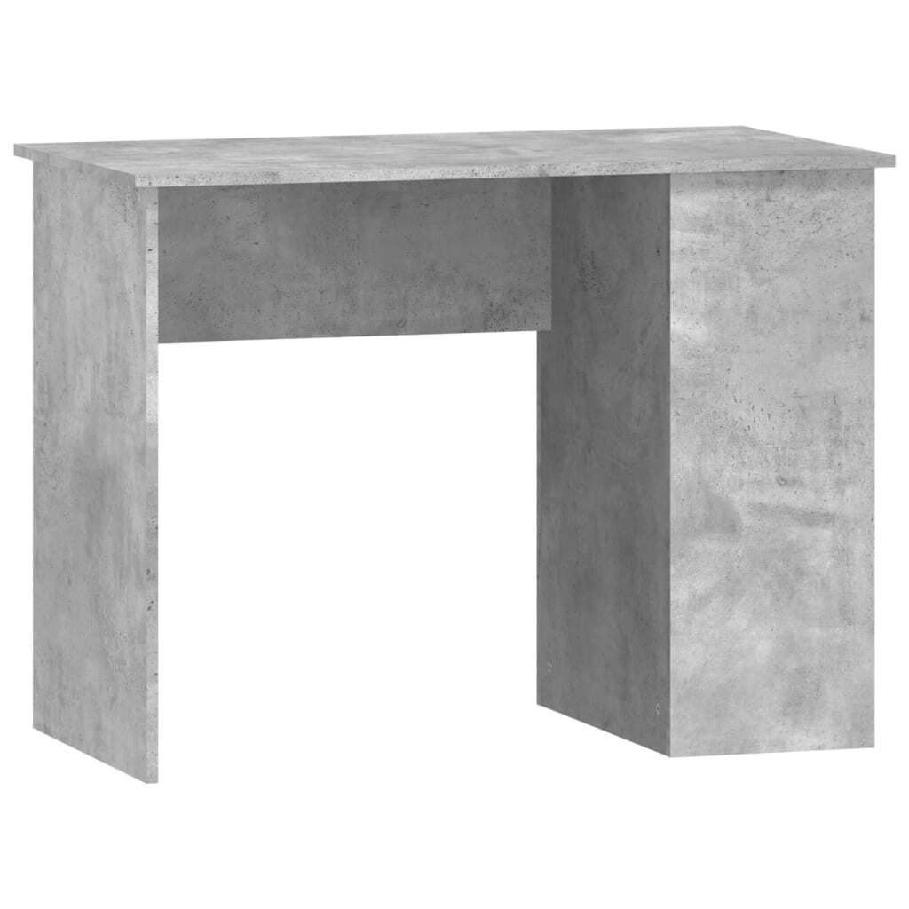 vidaXL Schreibtisch Betongrau 100x55x75 cm Holzwerkstoff Produktbild 