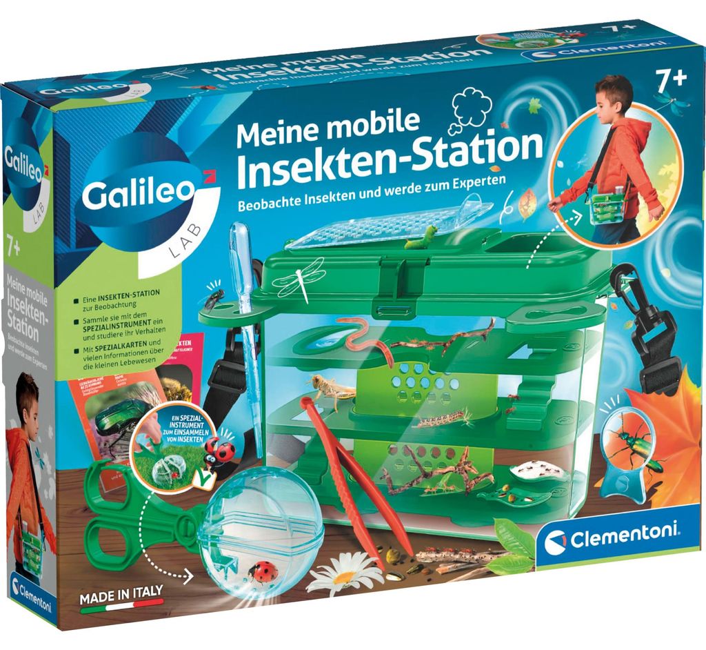 Clementoni Galileo La mia stazione mobile per insetti Immagine del prodotto 