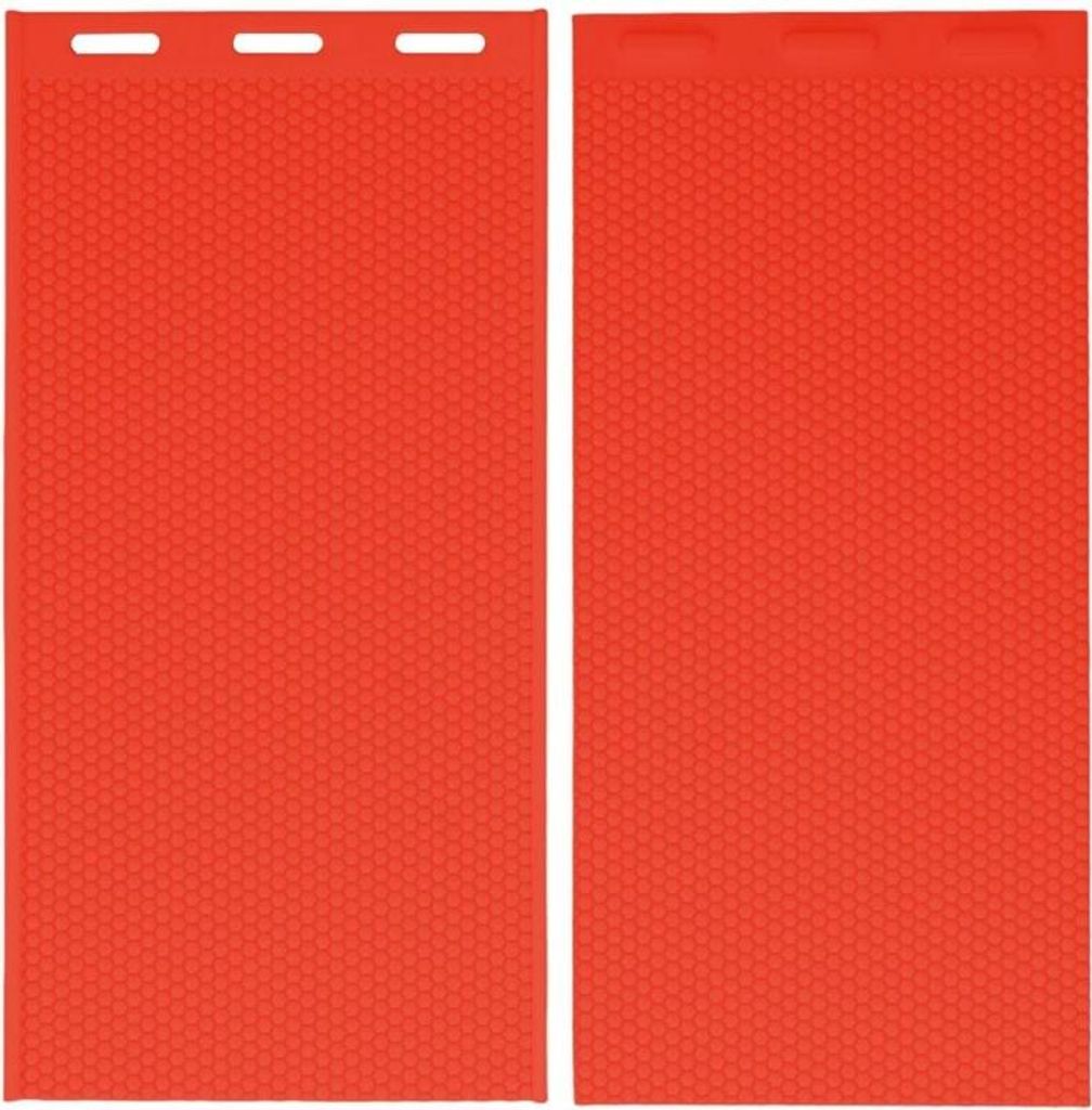 Stück 5,4 mm Silikon-Bienenwachsform, Bienenwachs-Mittelwandpresse, Imkereibedarf, 44 x 28 cm, Rot