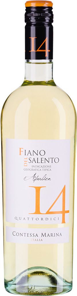 Fiano Salento IGT 14 Contessa Marina Apulien Weißwein Produktbild 