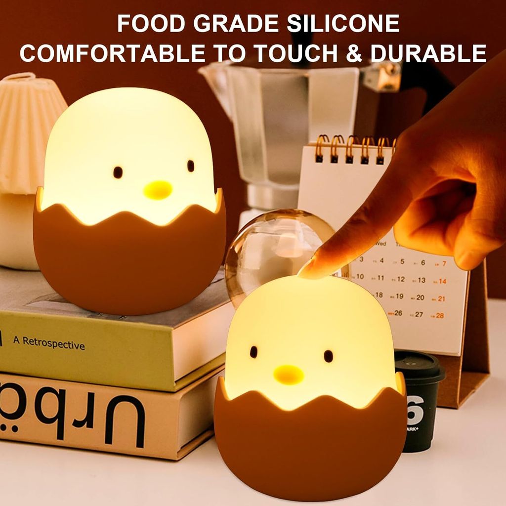 LED noční světlo,silikonová žárovka dotyková noční Obrázek produktu 4