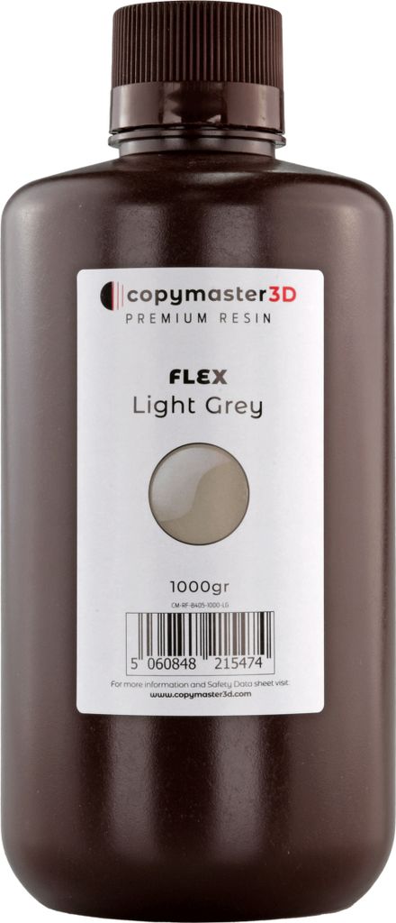 Copymaster3D Flex UV Resin - 1 kg - Light Grey