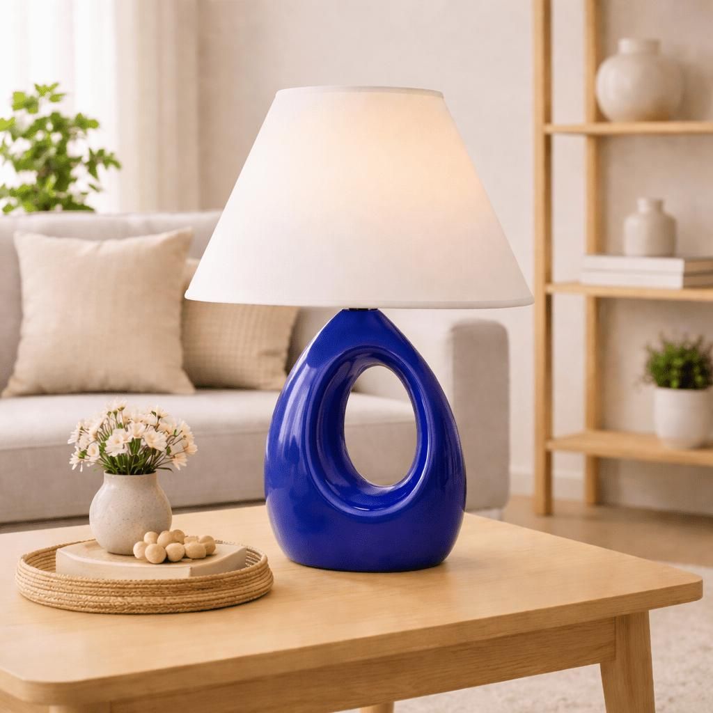 Tischlampe 2er Set Nachttisch Lampe Nachttischlampe