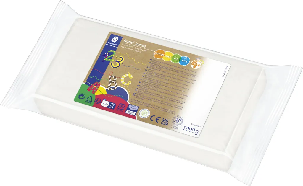Pâte à Modeler Blanche 1kg Plastilin NC STAEDTLER pour Loisirs Créatifs