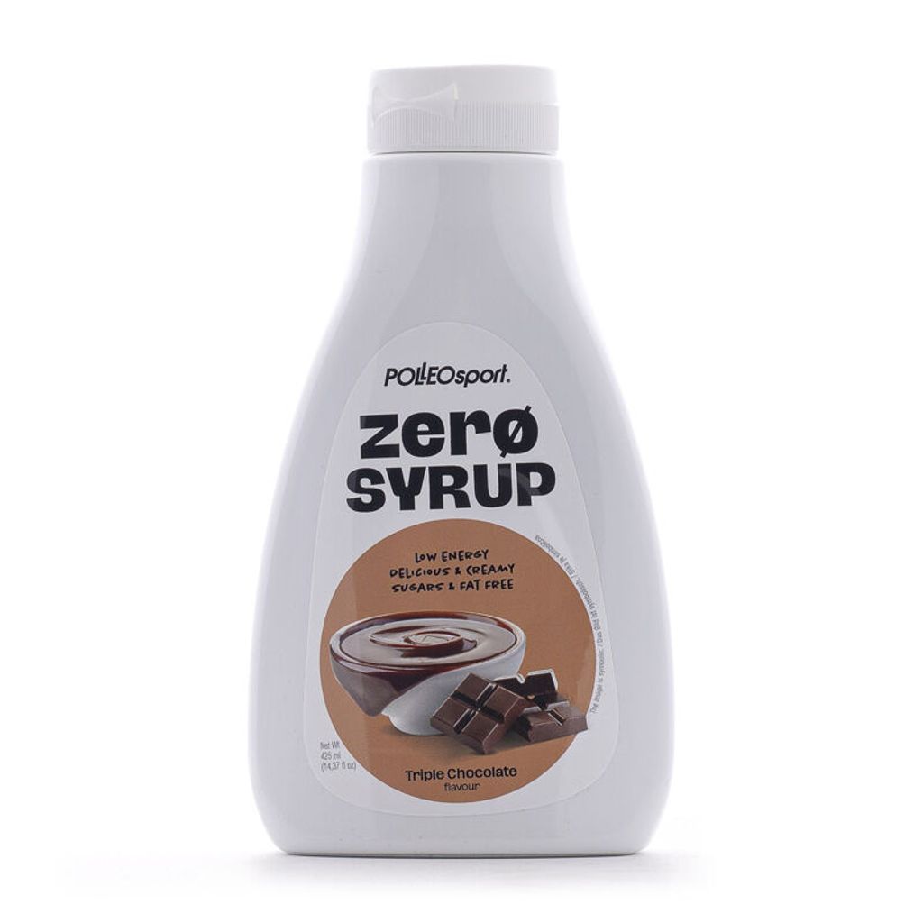 Polleo Proseries Zero Syrup, 425 ml - Triple Chocolate