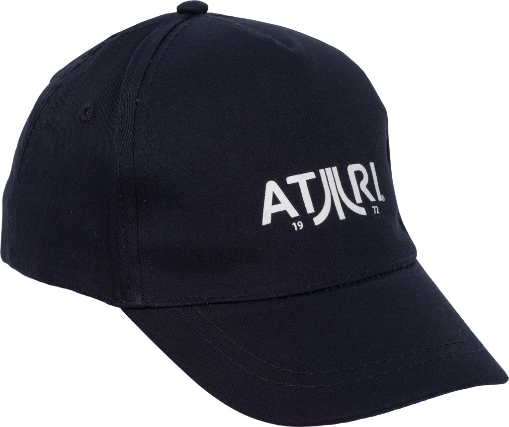 Atari Baseballkappe – Dunkelblau, aus hochwertiger Baumwolle, verstellbar & offiziell lizenziert für Retro- & Gaming-Fans