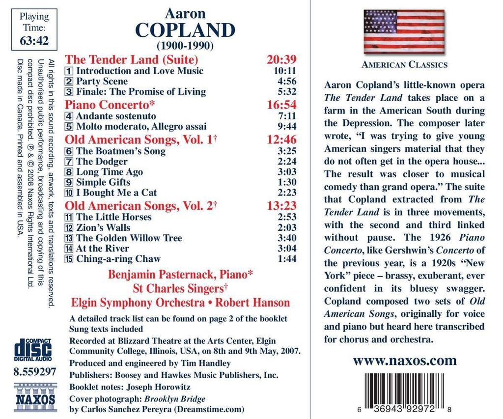 Piano Concerto CD