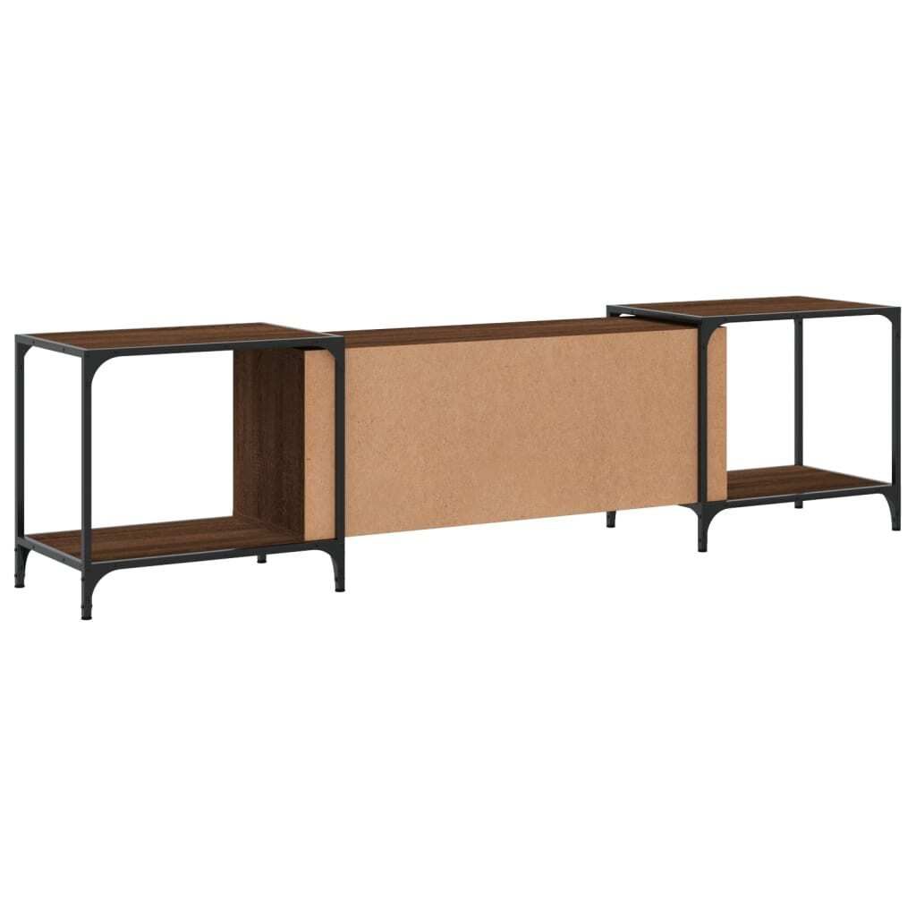 vidaXL Armoire TV marron imitation chêne 203x37x50 cm Image du produit 