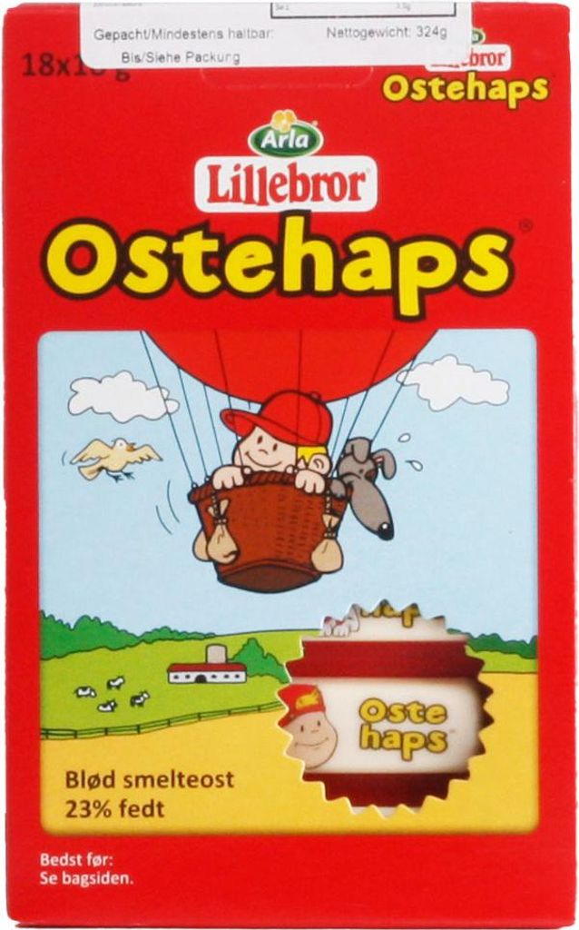 Lillebror Ostehaps 18x18g Produktbild 