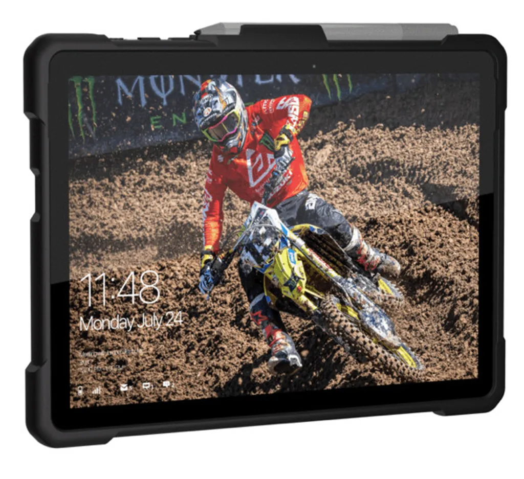 Coque robuste UAG Outback noire pour Microsoft Surface Go ultra-mince