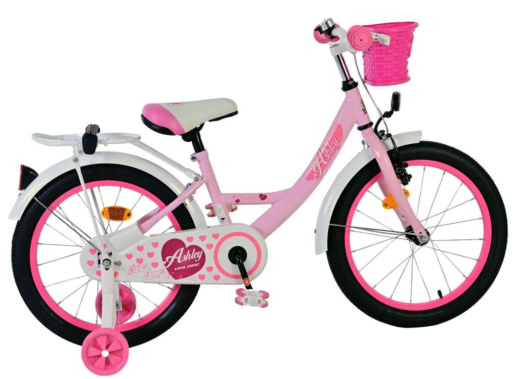 Volare Ashley Kinderfahrrad - Mädchen - 18 Zoll - Rosa Produktbild 