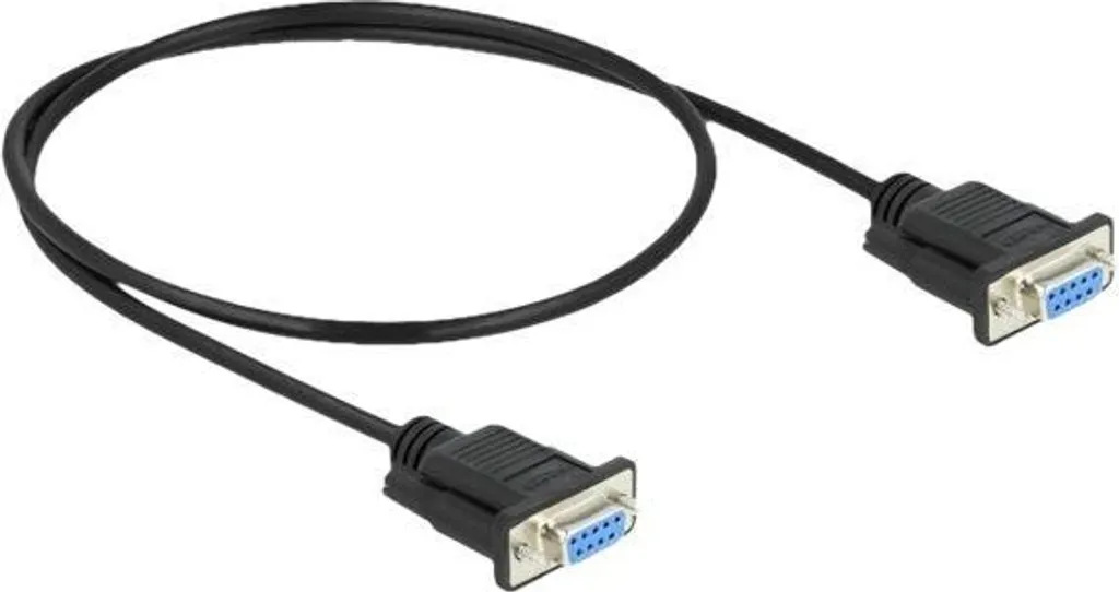 Delock 87308: Cavo Null Modem DB9 Full Handshaking con St-Gehäuse
