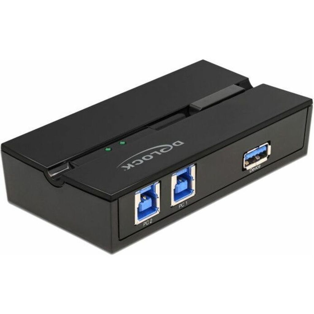 DELOCK USB 3.0 Switch für 2 PC an 1 Gerät