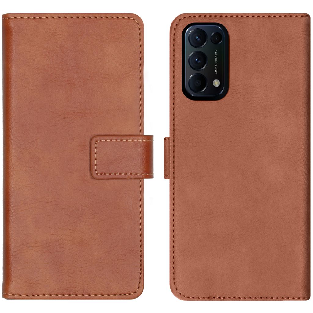 OPPO Bookcover Hülle Für Find X2 Lite – Kunstleder, Dunkelblau, Schützt Vor Kratzern & Stößen