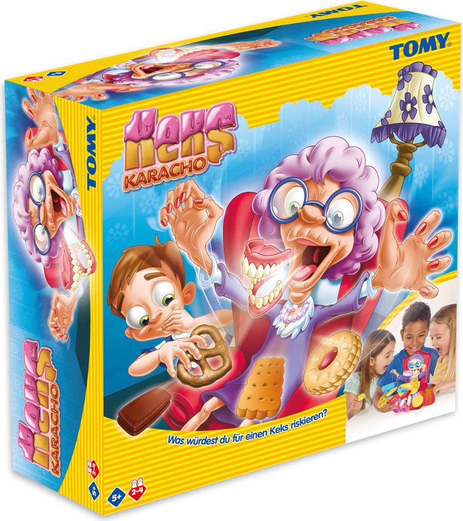 Tomy Gra Lakocie Chciwej Babci T72465 Gry planszowe